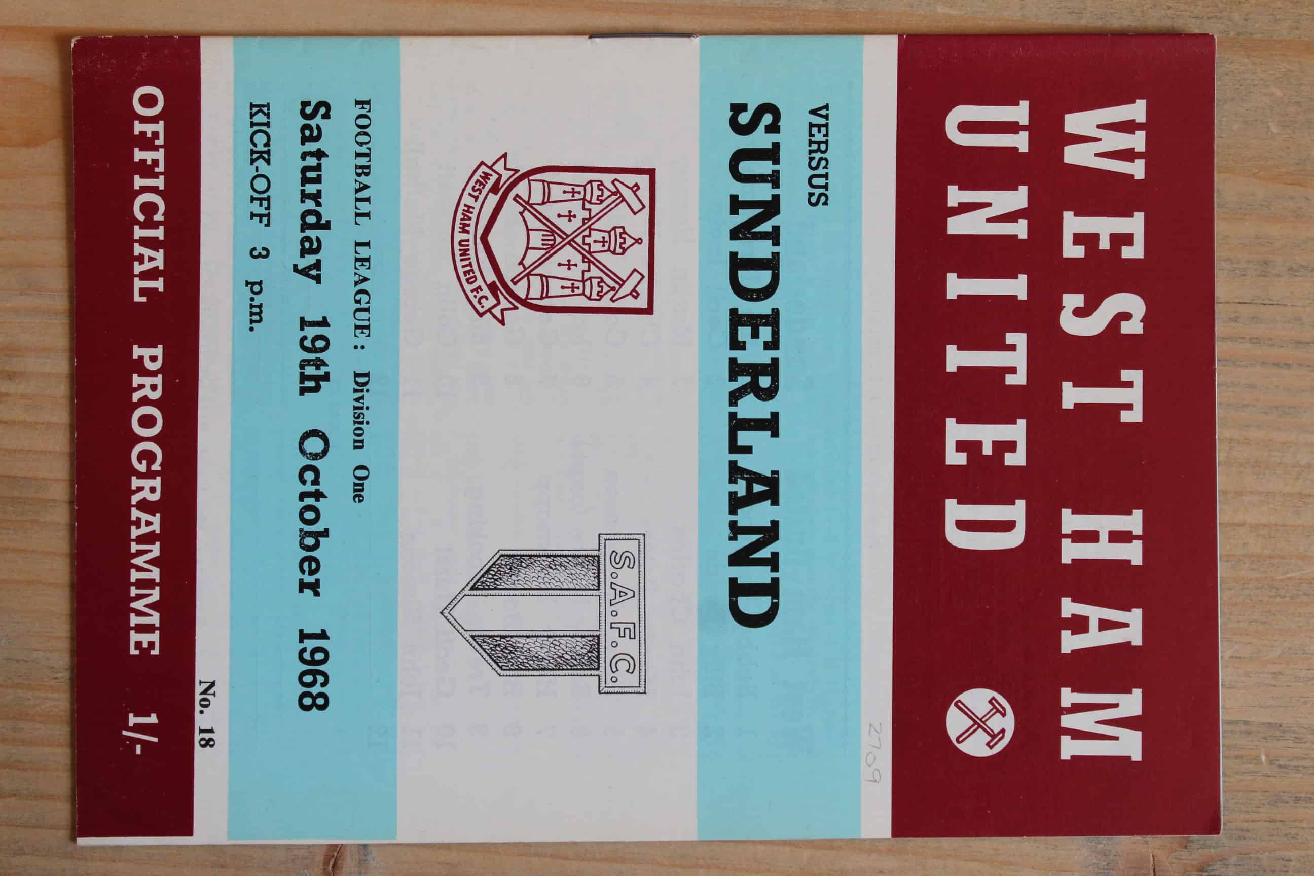 West Ham United FC v Sunderland FC